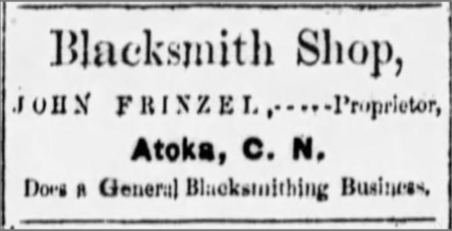 Frinzel blacksmith 1875